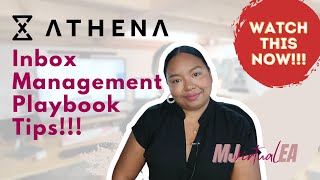 Athena Inbox Management Playbook Tips 2023 [upl. by Lemraj]