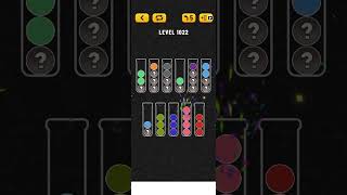 Ball Sort Level 1022 ballsortpuzzlecolorsortinggames ballsortcolorwaterpuzzle ballsort games [upl. by Eniortna]