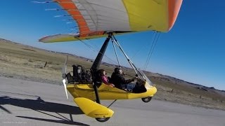 Ultralight Trike ULTRA short flight Shortfield takeoff flight shortfield landing at RC Airfield [upl. by Aeirdna296]