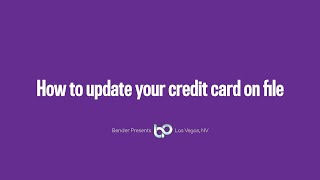 How to update your credit card on file [upl. by Hamilah]