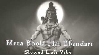 Mera Bhola Hai Bhandari ll slowed Lofi ll Mahashivratri special 🙏 [upl. by Fauver]