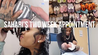 vlog saharis 2 week apt shots shopping getting a new couch etc [upl. by Enavi]