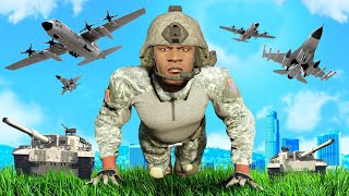 Jugando como MILITAR en GTA 5 [upl. by Kcirdle]