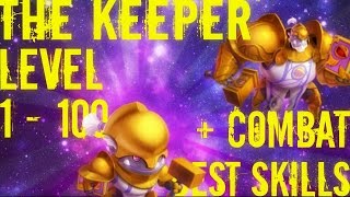 Monster Legends  The Keeper  Level 1 to 100  The Library [upl. by Swithbart]