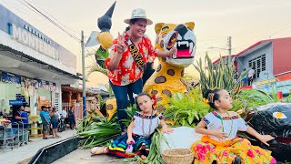 Chavolin en el desfile de carros alegóricos de la feria Villa Aldama Comalcalco Tabasco 2022 🎡🎠 [upl. by Templas]