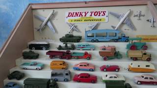 Old Canadian Dinky Toy store display with some toys in place [upl. by Folsom]