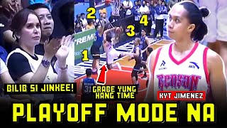 PLAYOFF MODE NA SI KYT JIMENEZ PINABILIB SI JINKEE BINARILBARIL PA COACH MAV TO PSL [upl. by Zachar]