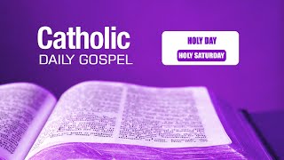 Catholic Daily Gospel  English Verse of the Day 30032024  Holy Saturday [upl. by Alled]