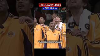 Top 5 Snatch BLOCKS in NBA History nba blocks basketball [upl. by Leribag164]