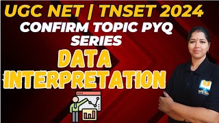 DATA INTERPRETATION PYQs Confirm TOPIC PYQ SERIES  Mathematical Reasoning UGC NET PAPER1  TNSET [upl. by Erl501]