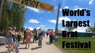 The Worlds Largest Brat Festival amp Its History [upl. by Tisbee]