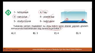 4 SINIF FEN BİLİMLERİ MADDENİN ÖZELLİKLERİ MADDEYİ NİTELEYEN ÖZELLİKLER KONU ANLATIMLI SORU ÇÖZÜMLE [upl. by Ariak785]