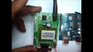 ARDUINO WITH GSM  Making a Call amp Sending SMS [upl. by Plerre]