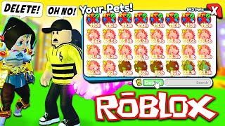 Pet Simulator X  ROBLOX  BINURA KO LAHAT NG MALAKAS KONG PET FT PHMittens [upl. by Notlim897]