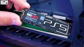 PS5 Slim Actual Storage amp Easy SSD Installation [upl. by Fawcett840]