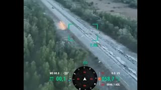 Ukraine Crosses the Dnipro River  Russian BTR82 Evacuates Soldiers [upl. by Aicak]