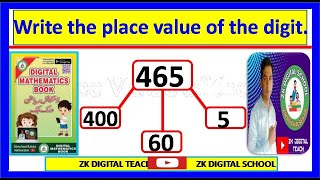 place value of the underline digit  place value tens and ones  place value hundred [upl. by Vernier]