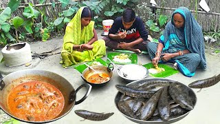 snakehead Murrel fish curry in village ।village fish fry recipe in bihargarai machali recipe । [upl. by Kessler1]