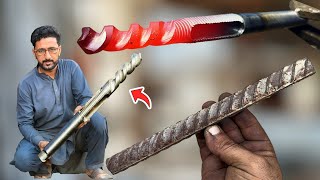 Steel iron shaft drill thread top 2 together I developed with my skills that no one can do [upl. by Saleem576]