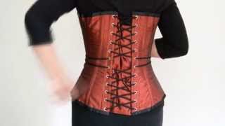 Corsets365  How to self lace a corset [upl. by Asamot]