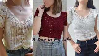 Crochet Blouse and Crochet Shawl Embroidery [upl. by Clywd]