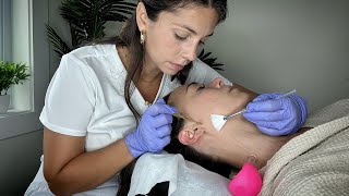 ASMR Real Person Face Mapping amp Ear Exam Ear Cleaning Seeding amp Cupping ‘Unintentional’ Style [upl. by Seve]