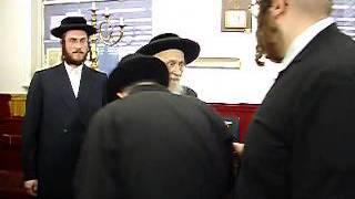 Satmar Taking Shulem in yeshiva gedola [upl. by Ardnuyek]