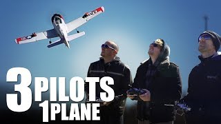 Flite Test  3 Pilots 1 Plane [upl. by Aderf]