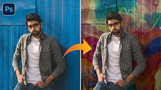 How to change background in Photoshop cc  easy and best trick [upl. by Meggs]