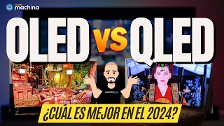 OLED VS QLED ¡¿Cuál es MEJOR TELEVISOR en el 2024 [upl. by Cleopatra]