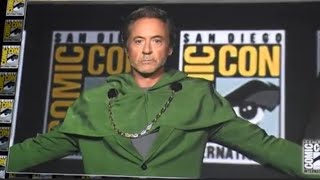 Robert Downey Jr Surprise “Dr Doom” Appearance at Hall H San Diego ComicCon 2024 [upl. by Vivia]