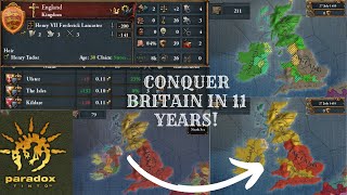 CONQUER BRITAIN IN 11 YEARS How to play as Scotland EU4 Guide Gameplay eu4 europauniversalis [upl. by Haslam]