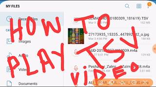 How to convert tsv to mp4 in android hindi [upl. by Halsey656]