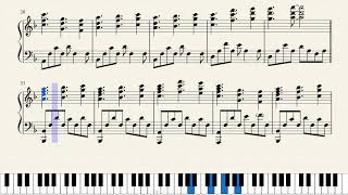 Your Lie in April Main Theme Piano Sheet Music [upl. by Kelwen]