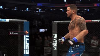 UFC 5 PS5 Online  Anthony Pettis vs Chrles Oliveira [upl. by Lorant632]