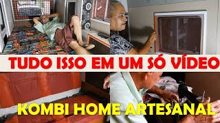 159 KOMBI HOME ARTESANAL COM TUDO QUE TEM DIREITO [upl. by Jeannette585]