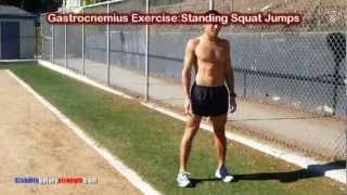 Gastrocnemius Muscle Exercises Standing Gastrocnemius Exercise [upl. by Eecrad]