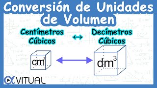 🧊 Conversión de Unidades de Volumen Centímetros Cúbicos cm³ a Decímetros Cúbicos dm³ [upl. by Ydnolem]