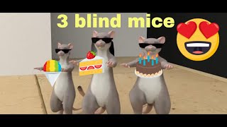 3 blind mice song  Three blind mice with lyrics in english [upl. by Buine]