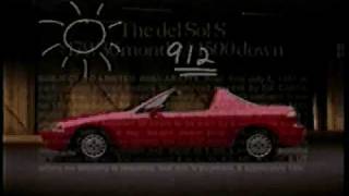 Honda del Sol Commercial ad S model 30 month lease [upl. by Lyontine]