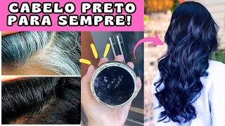 CABELO BRANCO fica PRETO pra SEMPRESEM TINTA e SEM QUÍMICA [upl. by Nnaeiluj217]