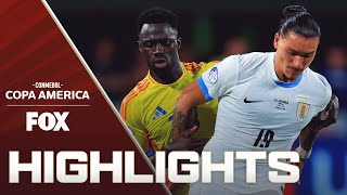 Uruguay vs Colombia Highlights  2024 Copa América  Semifinals [upl. by Atwood]