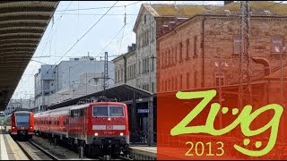 Zug2013 Bahnhof Bamberg 2014 [upl. by Annoyek745]