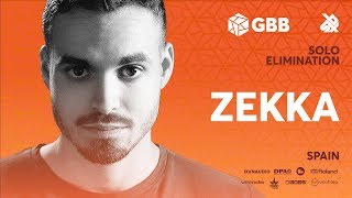 ZEKKA  Grand Beatbox Battle 2019  Solo Elimination [upl. by Nnaeed638]