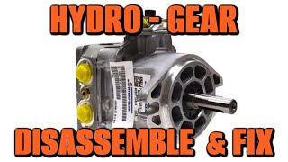 Hydro gear  Disassemble amp Fix Yourself   Whats Inside [upl. by Marj]