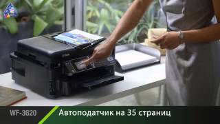 Обзор МФУ Epson WorkForce WF3620 [upl. by Urata]