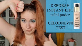 DEBORAH INSTANT LIFT tečni puder CELODNEVNI TEST [upl. by Morganstein]