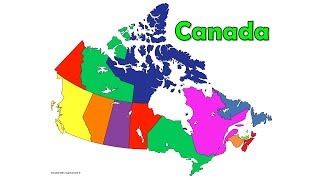 The Canada Song  Provinces and Territories of Canada  Canada Geography  Silly School Songs [upl. by Scrivenor]