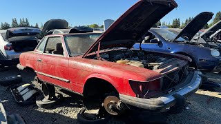 1983 MercedesBenz R107 380SL at Junkyard [upl. by Selima]