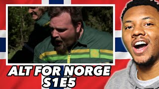 AMERICAN REACTS To Alt for Norge Season 01 EP 5  The Great Norwegian Adventure [upl. by Ellener]